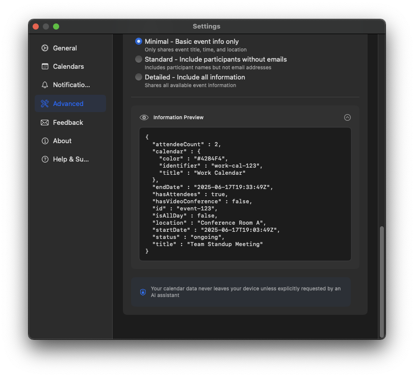 MCP Privacy Preview